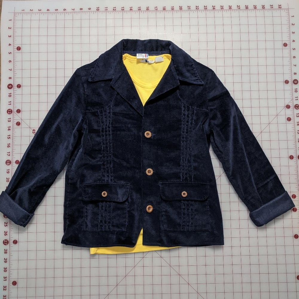 80's Vintage Billy the Kid Velour Dress Jacket